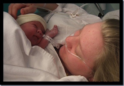 Bebis med mamma